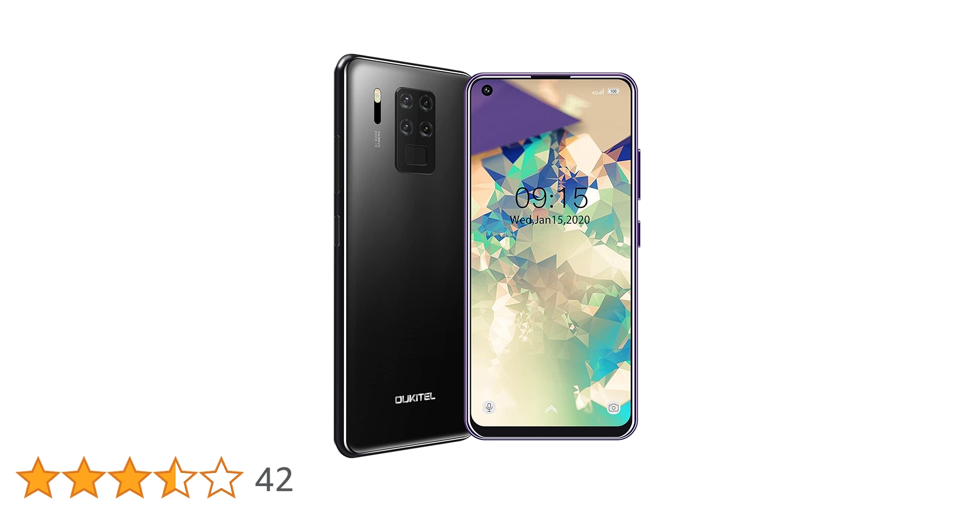 ★SIMフリー OUKITEL C18 Pro スマホ 紫 パープル 美品 OUKITEL C18 Pro - Waterproof, Dual SIM, and 8000mah Battery